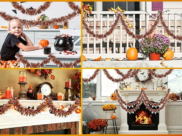 Halloween Tinsel Garland