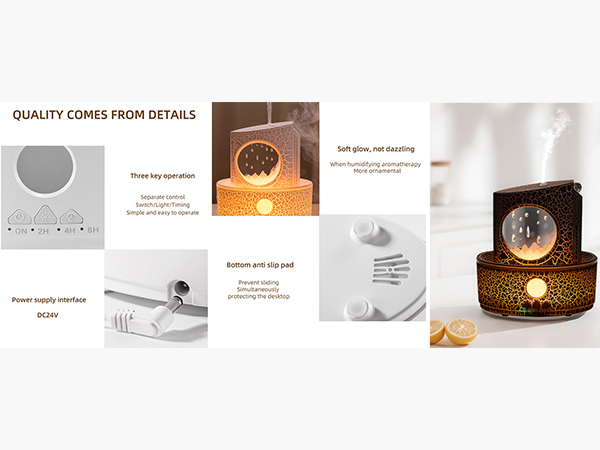 Raindrop humidifier