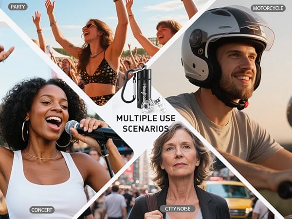 Noise reduction earplugs for concert party city noise