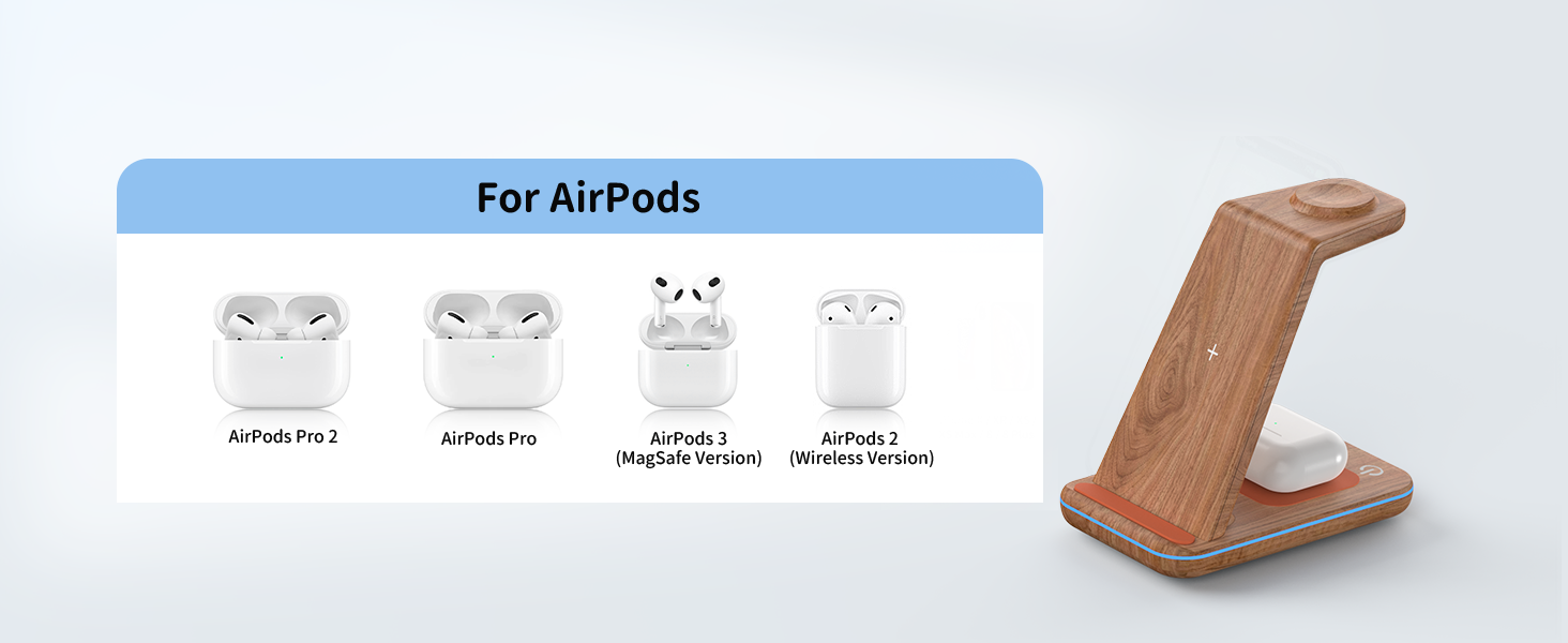 3 in 1 wireless charging station