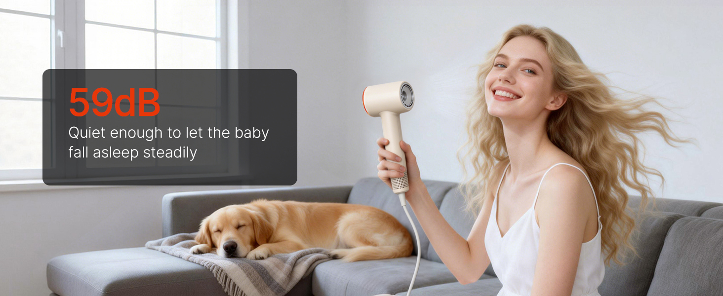 quiet blow dryer