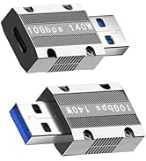 IYUANEPRO USB Adapter - High-Speed USB C to USB 3.0 Adapter 2Pack, 10Gbps Transmission, Fast Char...