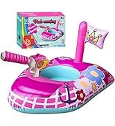 Inflatable Pool Floats Kids-Girls Pool Toys for Toddlers Ages 3-8, Kids Floats for Swimming Pool,...