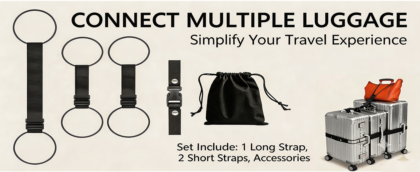 luggage connector straps