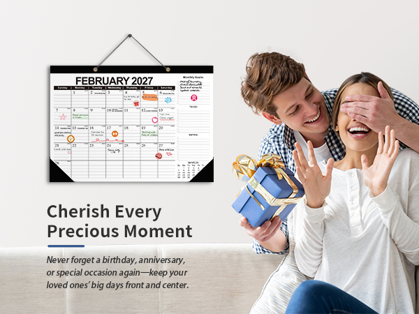 Wall calendar