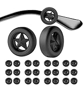 SMARTTOP Glasses Ear Grip-12 pairs Star Round Silicone Anti-slip Eyeglasses Ear Cushion Retainer ...