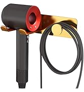 FLE Hair Dryer Holder, Wall Mount Hair Dryer Holder Rack Organizer Compatible for Dyson Supersoni...