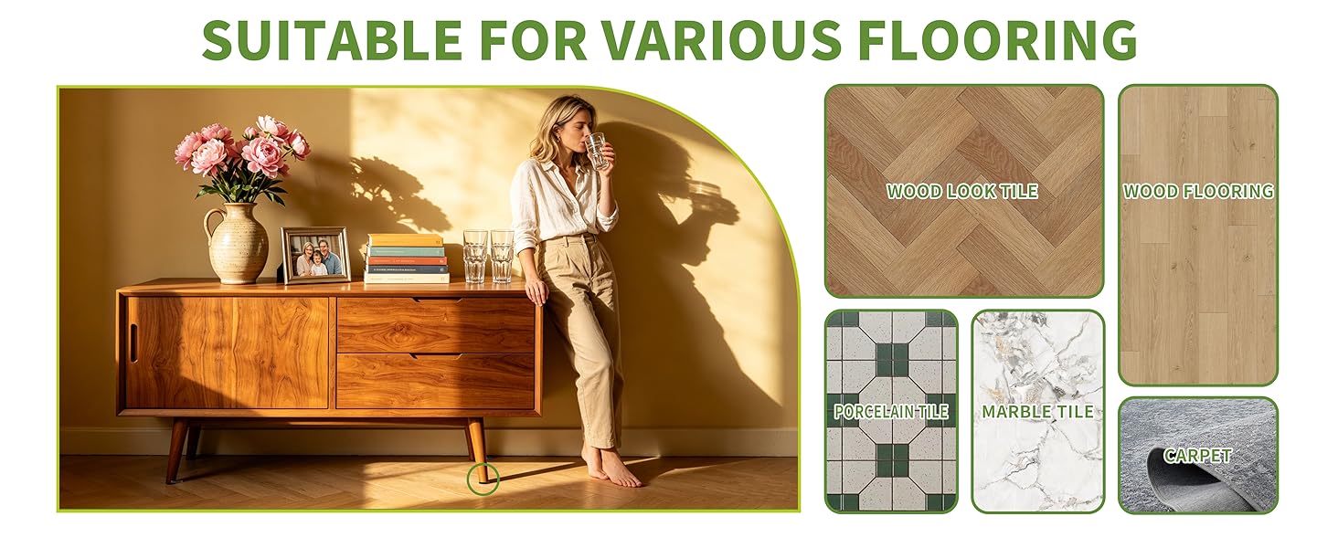 Anti slip furniture pads