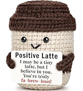Positive Crochet Animals Inspirational Motivational Gifts for Coffee Lover Women Men Easter Baske...