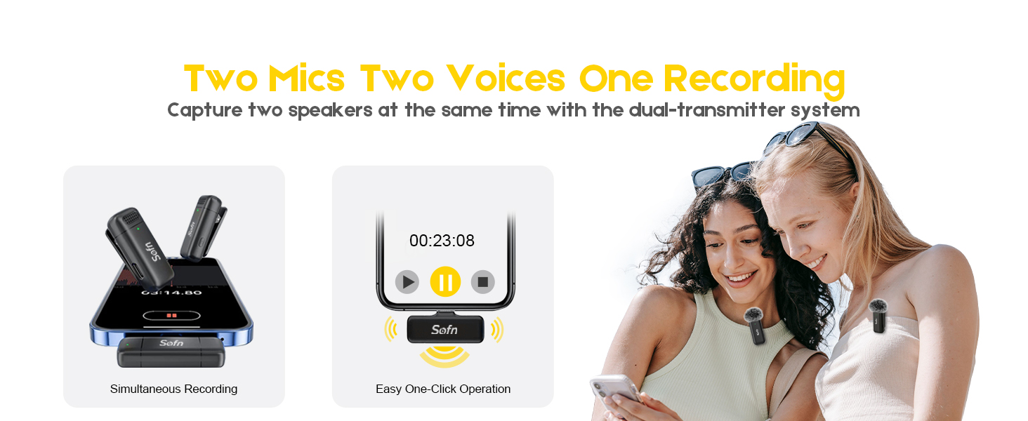 Two Mics Two Voices One Recording