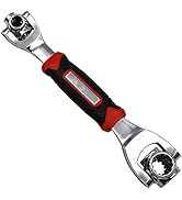 Universal Wrench 48 Tools In One Socket, Works with Spline Bolts, Torx, Square Damaged Bolts and ...