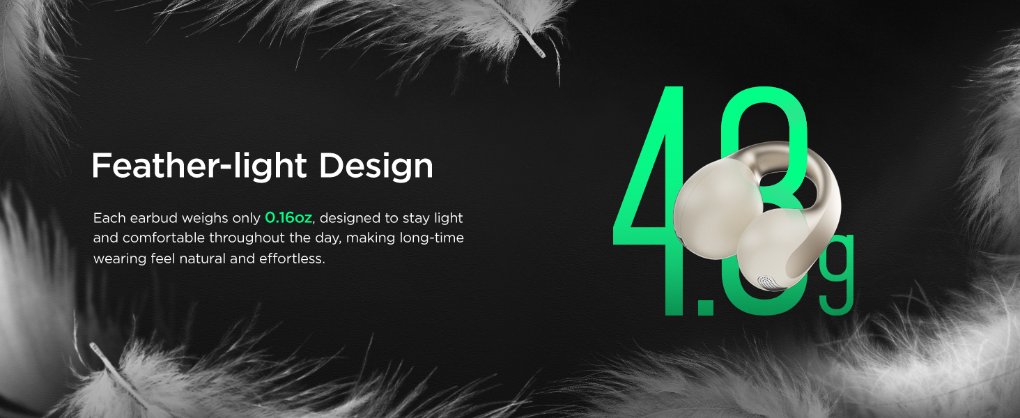 open ear clip-on earbuds