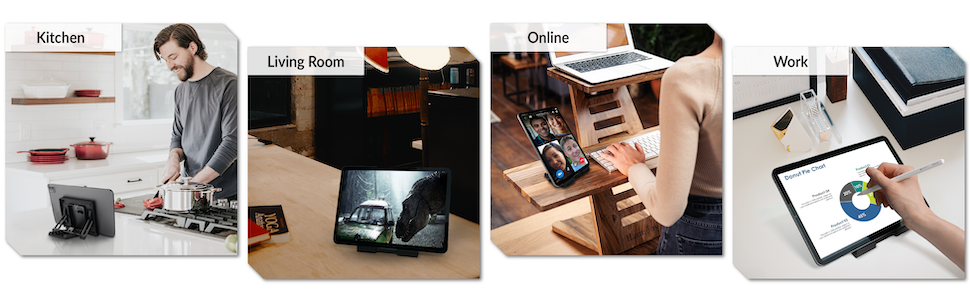 adjustable portable tablet stand for kitchen living room online work