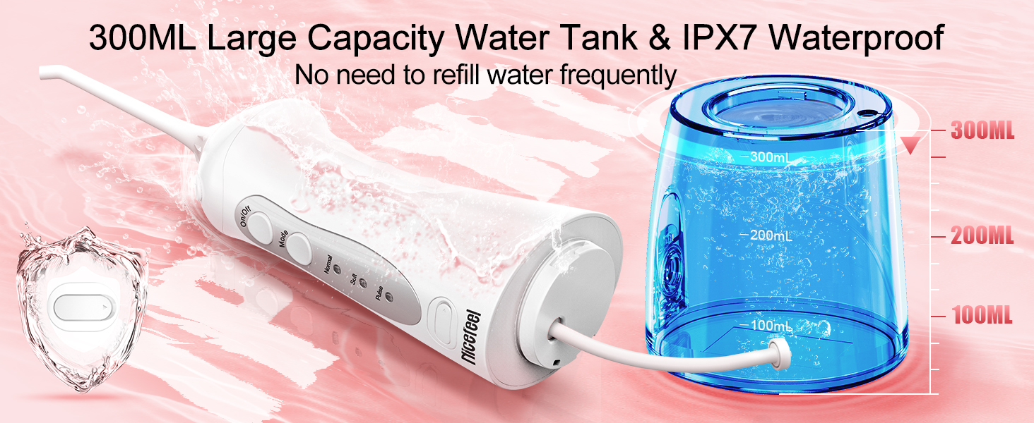 Water flosser for teeth