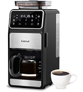 Gevi Grind & Brew Coffee Maker 10 Cup, Built-In Burr Grinder Drip Coffee Machine, Programmable To...