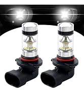 2PCS 9005/9006 LED Headlight Bulbs Fog Light Bulb,9005/9006 LED Low Beam Headlight Bulb,6500K 12V...