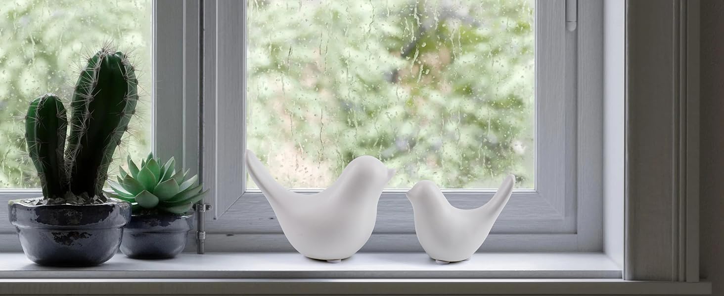 Small Birds Statues Home Decor