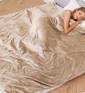 LaffyLo Electric Heated Blanket Full Size 72×84,Breathable & Luxurious Flannel,Soft Warm Gift wit...