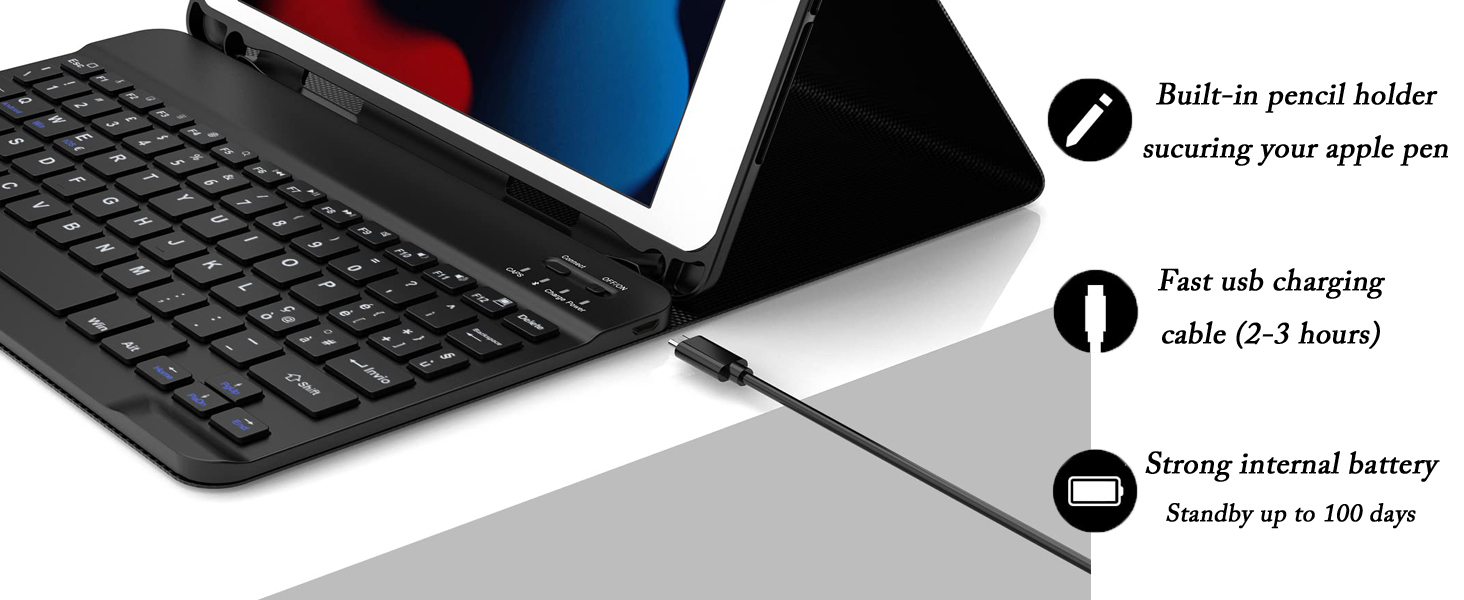 ipad 9th generation case with keyboard