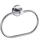 Towel Ring for Bathroom, Chrome Towel Bar Hangers Wall Mount, Stainless Steel Hand Towel Holder, ...