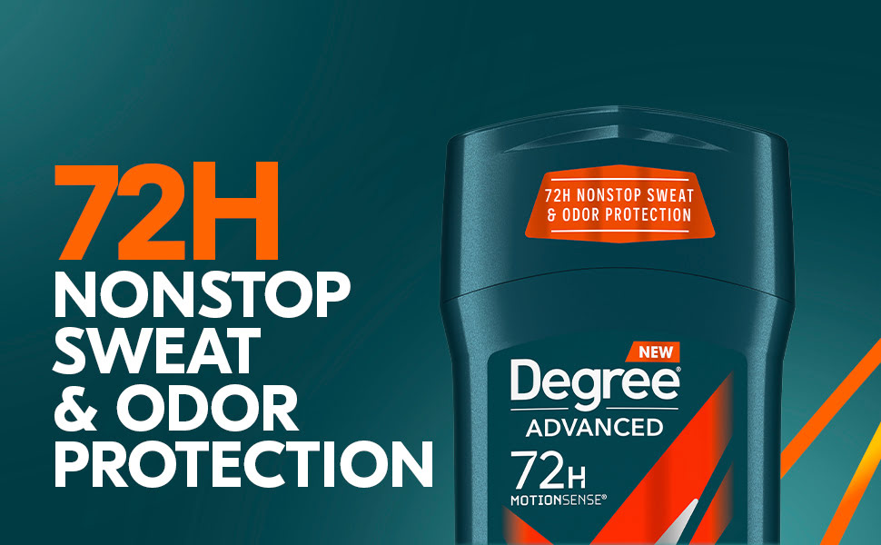 Top section of Degree Advanced 72H Antiperspirant Adventure