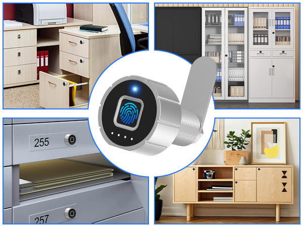 fingerprint cabinet door lock