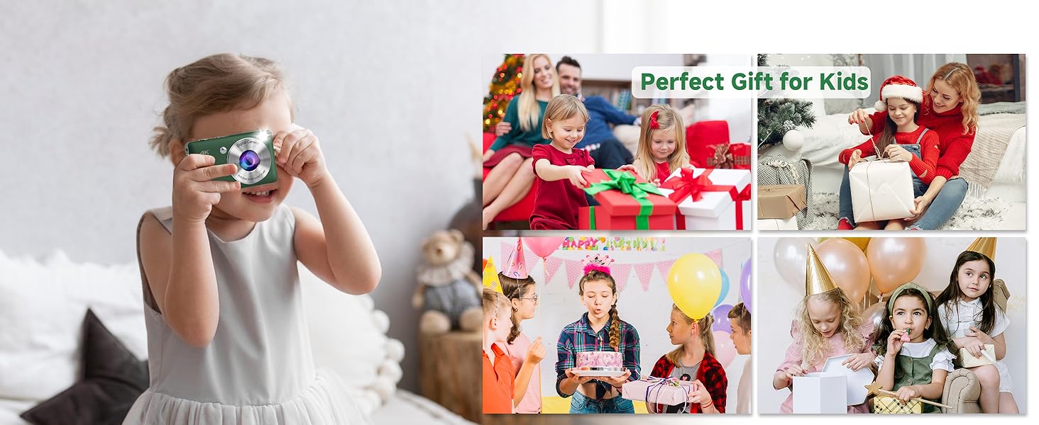 best gift for kids,prime day Gifts Christmas Gifts Black Friday,best compact digital camera,green