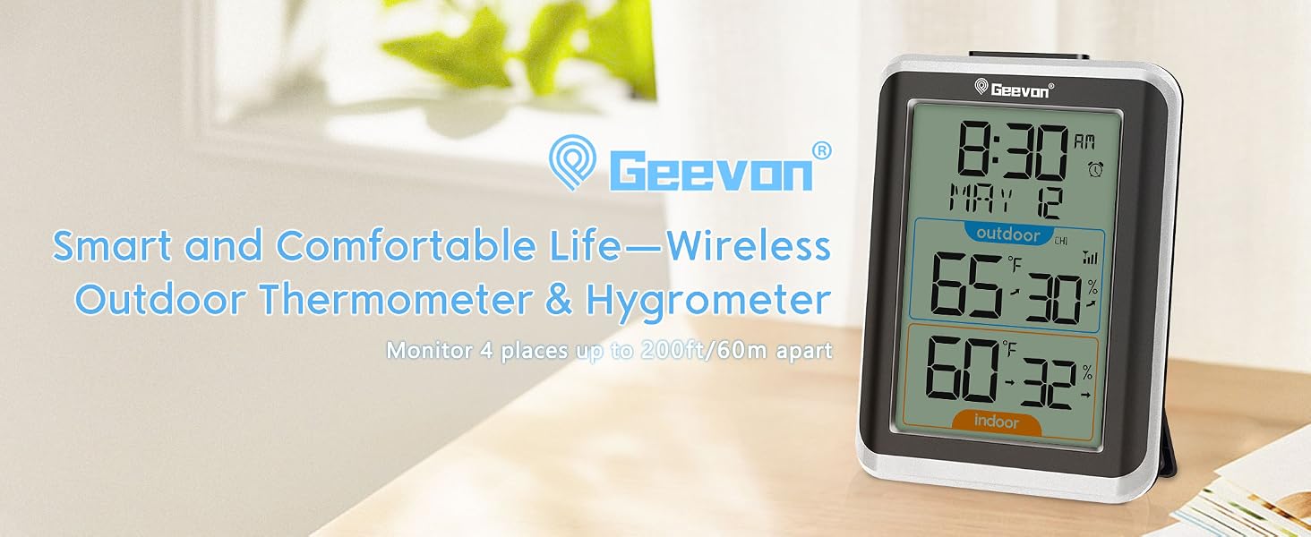 Geevon indoor outdoor Thermometer
