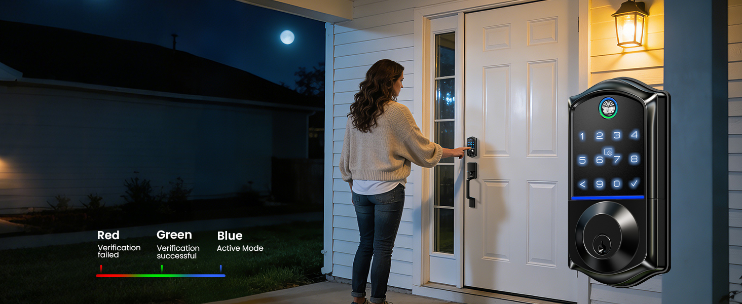 Veise Fingerprint Smart Door Lock