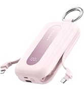 RORRY CharmGo Portable Charger 20000mAh 30W Power Bank 4 in 1 Battery Pack | Built-in Cables,Fast...