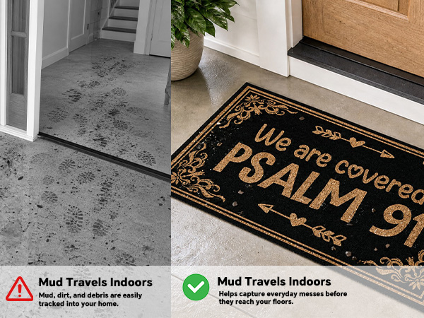 Doormat for Front Door Indoor Outdoor Porch Entrance Entryway for Home Entrance High Traffic