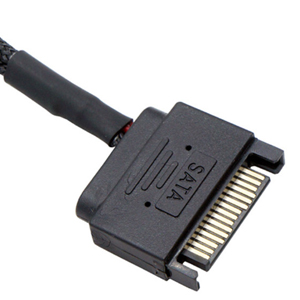 SATA to 3 Pin / 4 Pin PMW 12V PC Case Fan Power Adapter Cable