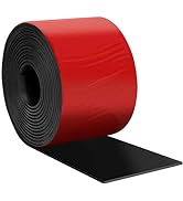 Heonay Self Adhesive Rubber Strips, Solid Neoprene Rubber Sheets Rolls Strips (4" W x 1/16" T x 1...