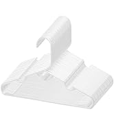 trusir Kids Hangers 60 Pack - 11.5 Inch Toddler Hangers for Closet - Infant for Closet Baby Cloth...
