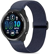 Nylon Bands Compatible with Garmin Forerunner 970 Watch Band/Forerunner 965 Watchband, Soft Farbi...