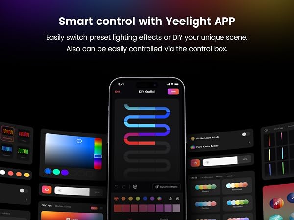 Smart RGBIC Light Strip for bedroom/ Livingroom/ Gaming Room/ Christmas
