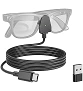 Charging Cable Adapter for Ray-Ban Meta Glasses Gen1/Gen2 Portable Charger | for Wayfarer/Skyler/...