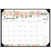 2026 Desk Calendar - Jan 2026 - Dec 2026, 12 Months Large Monthly Desk Calendar, 22" x 17", Desk ...