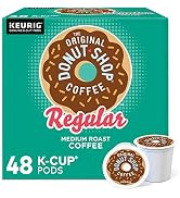 The Original Donut Shop Regular, Single-Serve Keurig K-Cup Pods, Medium Roast Coffee Pods, 48 Count