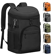 ELONGRIVER 35 Cans Insulated Backpack Cooler for Men, Leak Proof Camping Beach Cooler Backpack Po...