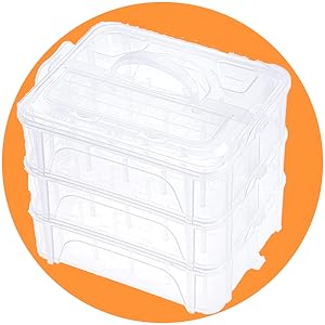 Clear storage box