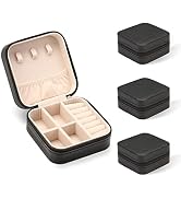 ZPROW Travel Jewelry Case, Mini Portable Jewelry Travel Boxes, Small Jewelry Organizer for Rings,...