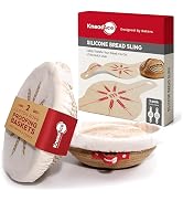 KneadAce Cotton Rope Banneton Proofing Basket & Bread Slings Set Of 2 x Round