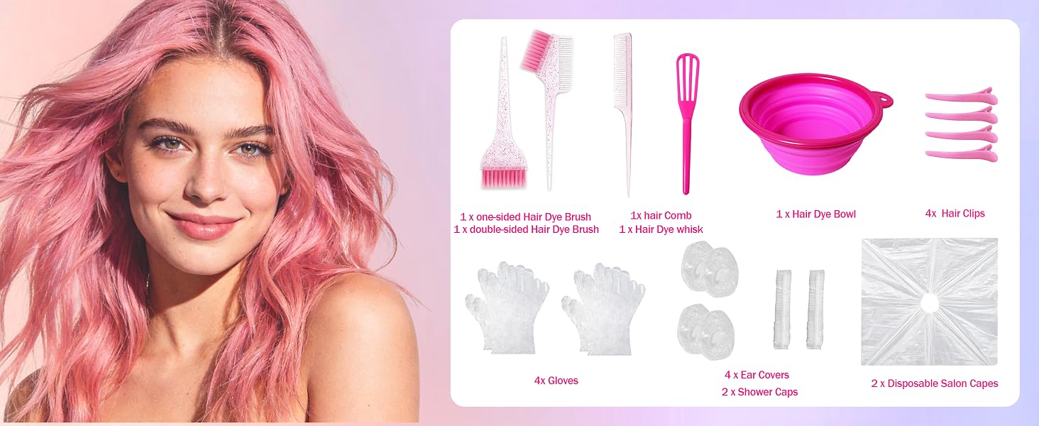 Hair Dye Brush and Bowl Set