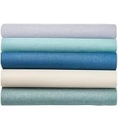 CRASPIRE 10 Sheets 5 Color 13.7 x 11.8 Inch Book Cloth Books Binding Cover Bookbinding Fabric Sur...