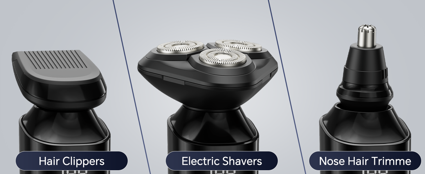 Beard Trimmer, Sideburn & Nose Hair Groomer