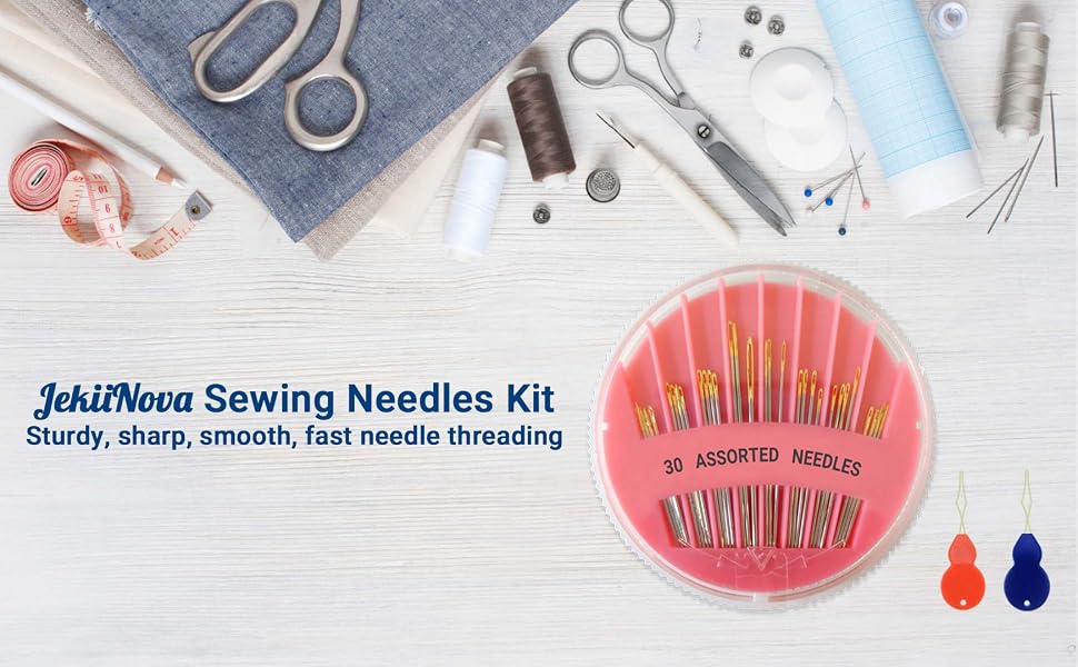 JekiiNova Assorted Sewing Needles Kit