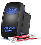 Nilight Underglow Lights Rocker Switch Led Light Bar 5Pin Laser On Off SPST switches 20A/12V 10A/...