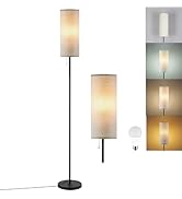 Floor Lamp for Living Room, Modern Standing Lamps with Lampshade, Minimalist Tall Lamp with Chain...