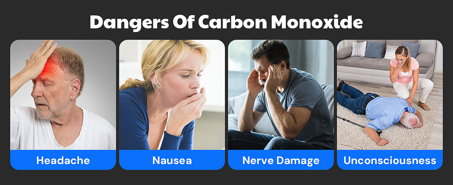 carbon monoxide detector co meter portable for home camping